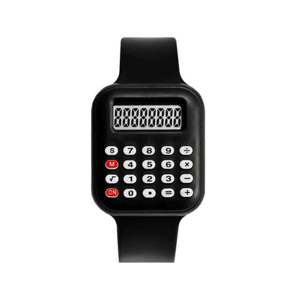 2026 New Watch with Calculator Rubber Strap Wristwatch for Girls Students