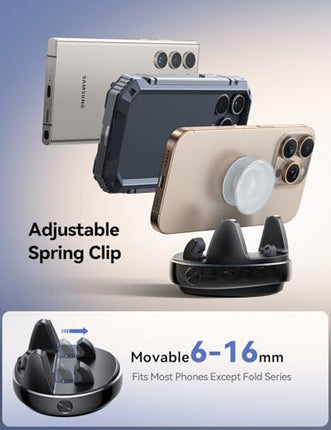 360° Adjustable Dashboard Car Phone Mount for All Smartphones