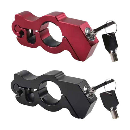 Motorbike Handlebar Throttle Grip Safety Lock Bike  Scooter Anti-Theft Brake