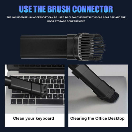 Handheld Cordless Car Vacuum Cleaner Portable USB Rechargeable Wet Dry Cleaning