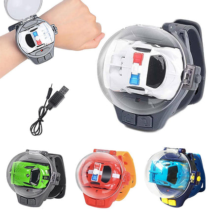 Car Toys Watch RC  Toy RC Mini Remote Control Car Watch Rechargeable Kids Gift