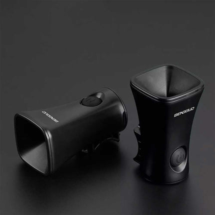 Electric Bike Horn Loud Cycling Horn Rechargeable 5 Sound Modes for Bike Scooter