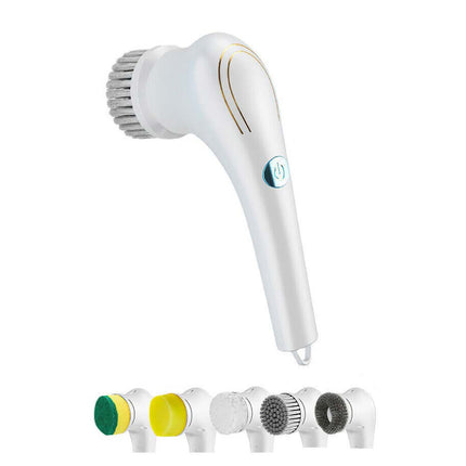 Electric Cordless Cleaning Brush Spin Scrubber Turbo Scrub Cleaner For Bathroom