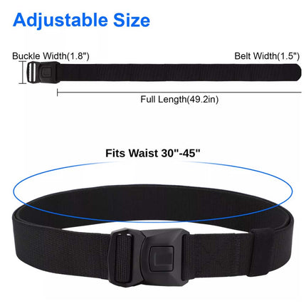 Quick Release Tactical Waist Belt for Men