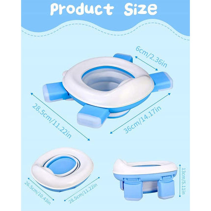 Portable Foldable Travel Potty, Reusable Potty for Outdoor Camping & Travel