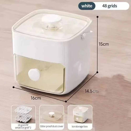 Easy-Press Portable 48 Ice Maker Countertop Fast Ice Cube Machine for Home Use