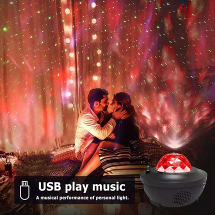 Galaxy Starry Night Light Lamp Projector LED Ocean Star Sky Party Baby Kids Room