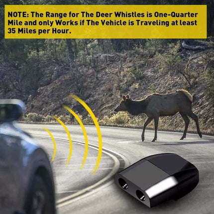 4X Hidden SONIC ANIMAL REPELLER SHOO WHISTLE ROO KANGAROO Deer 4WD CAR