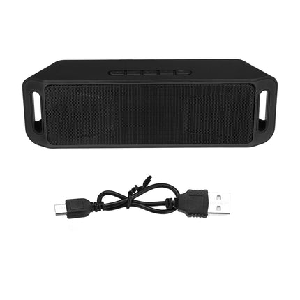 LOUD Wireless Bluetooth Speaker, Outdoor Stereo Bass Speaker with USB, TF Card & FM Radio