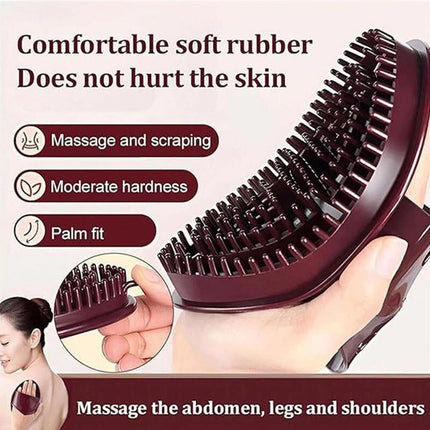 2 Pcs Meridian Pressure Massage Brush - For Back, Legs & Arms Body Massage
