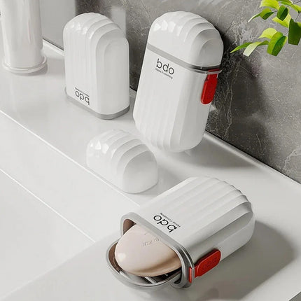 Travel Waterproof Soap Box with Lid, Portable Soap Holder Container