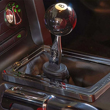 Car Manual 8 pool Ball Gear Knob Shift Stick Universal With Brass Inserts
