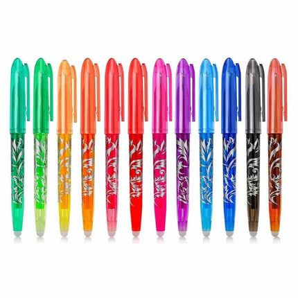 12 Colors 0.7mm Erasable Pen Gel Ink Pens For Drawing Taking Notes Handwriting