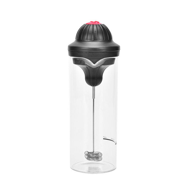 Handheld Electric Coffee Milk Frother Kitchen Whisk Automatic Mixer Jug Cup