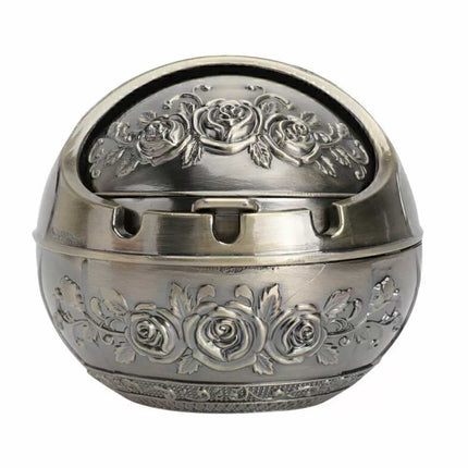 Cigarette smoking for ashtray holder with decorative lid ashtray 8CM