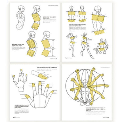 TACO Point Chracters Drawing Set Lezhin Comics Drawing Guide Book