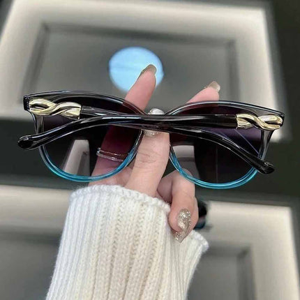 Women’s Retro Cat Eye Sunglasses, UV400 Protection Gradient Lens Fashion Shades for Driving Outdoor