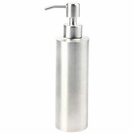 Stainless Steel Soap Dispenser Bottle Bathroom Shower Kitchen Shampoo Replace