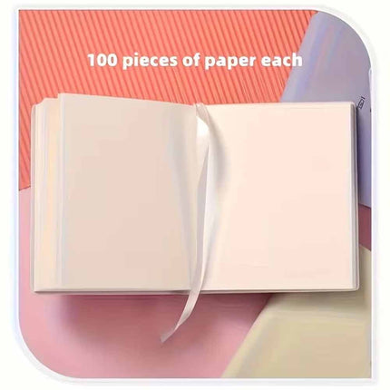 2Pcs Mini Portable Notebook with Pen, Random Color Pocket Notepad Stationery Gift for School Office Party