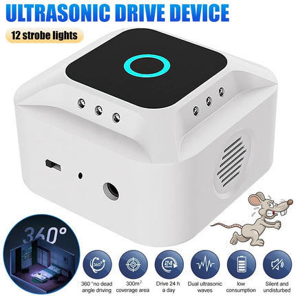Ultrasonic Plug-In Mouse Repeller | Rodent, Mice, Rat, Squirrel & Insect Deterrent
