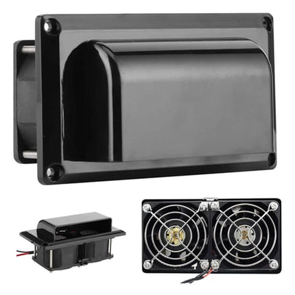 12V RV Side Air Vent Fan, Caravan Motorhome Trailer Boat Ventilator Exhaust Fan
