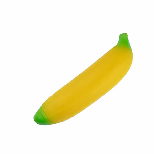 2PCS BANANA STRESS TOY SQUISHY Squeeze Ball Relief Kids Gift opp