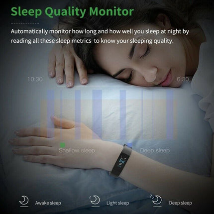 Fitness Health Tracker Smart Watch Bracelet Wristband Style Activity Monitor