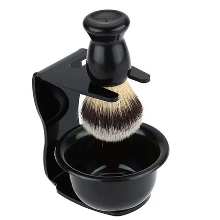 Holder Rack Stand Shave Safety Razor Bowl Tool Set Men Shaving Brush Mug Cup