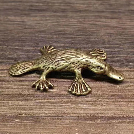 2x Mini Platypus Figurine Ornaments – Perfect for Tea Pet & Desktop Display