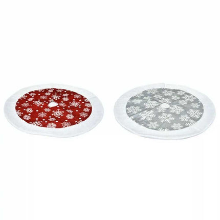 101CM Christmas Tree Skirt Base Faux Fur Xmas Floor Mat Party Ornaments Decor