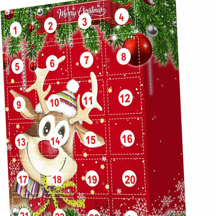Advent Calendar Kids Christmas Calendar with Hanging Toys 24pcs