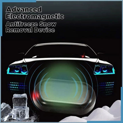 2PC Car Electromagnetic Interference Device, Antifreeze Accessory, Portable Snow Remover Tool