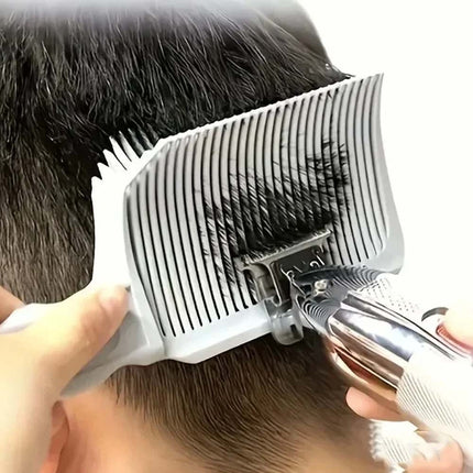 Adjustable Hair Trimming Guide Tool, DIY Neckline Shaping Template for Men, Perfect Home Haircut & Grooming Assistant