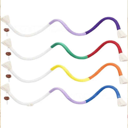Cat Rope Chew Toy Catnip Plush Interactive Teeth Cleaning Kitten Play Toy