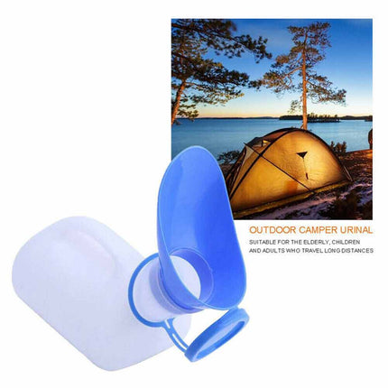 1000ML Urine Pee Bottle Long Neck Incontinence Container for Men, Spill proof Lid