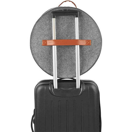 Extra Large Round Hat Storage Box for Women & Men Pop Up Felt Hat Box Organizer