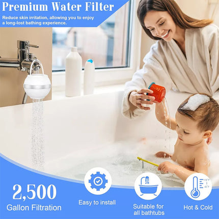 Bath Ball Water Filter 2500 Gallons of Filtration for Softer and Healthier Skin