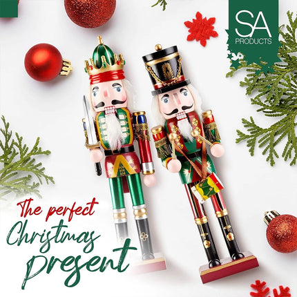 Traditional Wooden Christmas Nutcracker Figurine – Festive Xmas Decor