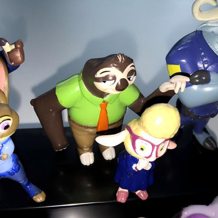 12pcs Cartoon Character Mini Doll Toys, Cuddly Figure Set, PVC Stuffed Toy Figures, Small Collectible Dolls