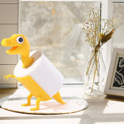 Dinosaur Shape Toilet Paper Holder Cartoon Tissue Storage Rack Paper Towel Stand