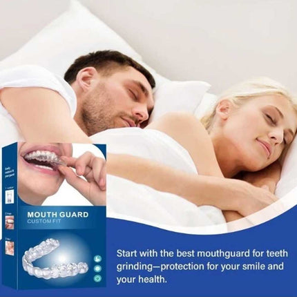4Pc Sleeping Mouth Guard for Clenching Teeth, Stops Bruxism, Reusable with case