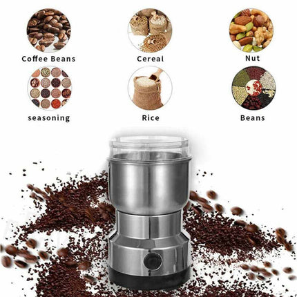 Electric Coffee Grinder Bean Nut Spice Milling Grinding Machine Blender AU Plug