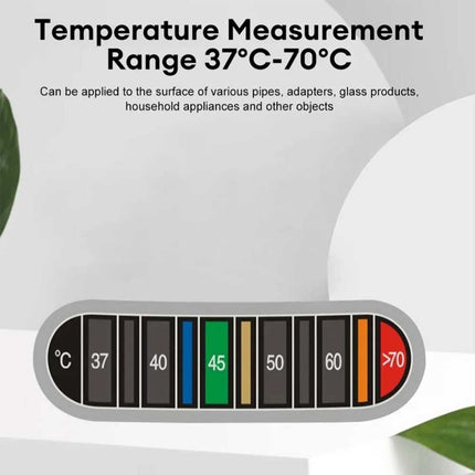 1x Coffee Temperature Strip Sticker, Milk Jug Thermometer Sticker for Cappuccino Latte Art