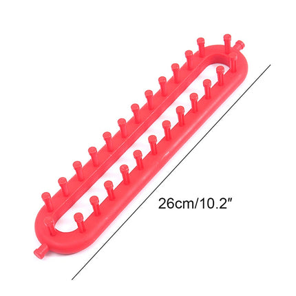 26cm DIY Scarf Loom Set – Knitting Kit with Needle for Handmade Scarves