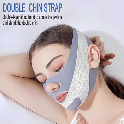 Face V-Line Slim Lift Up Mask Double Chin Cheek Reducer Slimming-Belt Strap Band