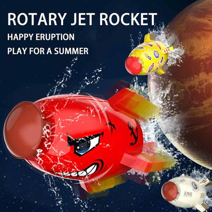 Water Pressure Lift Sprinkler Outdoor for Kids Air Rocket Toys Rocket Launcher