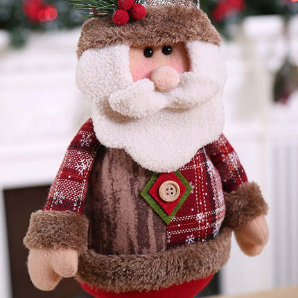 50cm Christmas Doll Santa Claus Snowman Elk Table Ornament Hanging Xmas Party