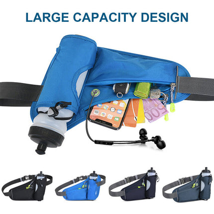 Sport Hydration Belt Bag Portable Breathable Outdoor Running Water Bottle Holder