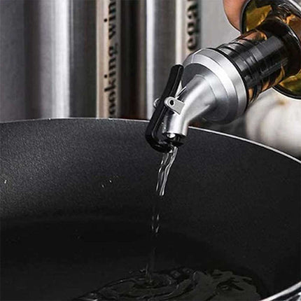 5X Liquor Wine Olive Oil Bottle Pourer Stopper Dispenser Tool Pour Spout Kitcken