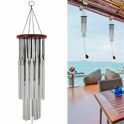 Aluminum Tube Metal Wind Chime Home Yard Hanging Decor Ornament
